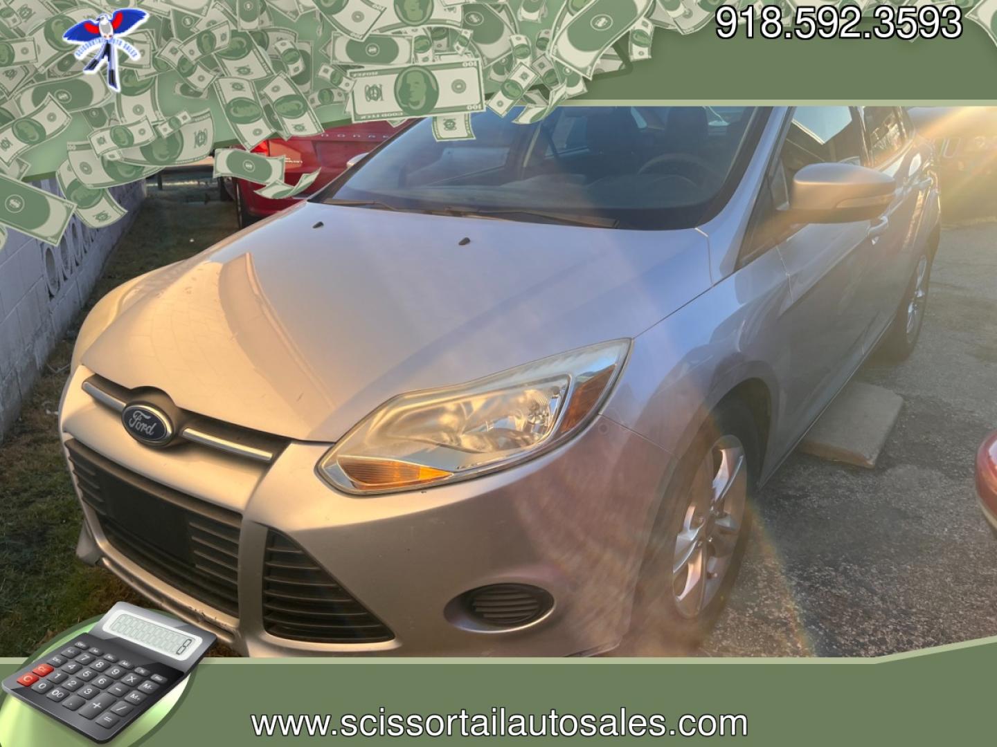 2017 RED FORD FOCUS SE SE Sedan (1FADP3F29HL) with an 2.0L L4 DOHC 16V engine, located at 8101 E. Skelly Dr., Tulsa, OK, 74129, (918) 592-3593, 36.121891, -95.888802 - Photo#0